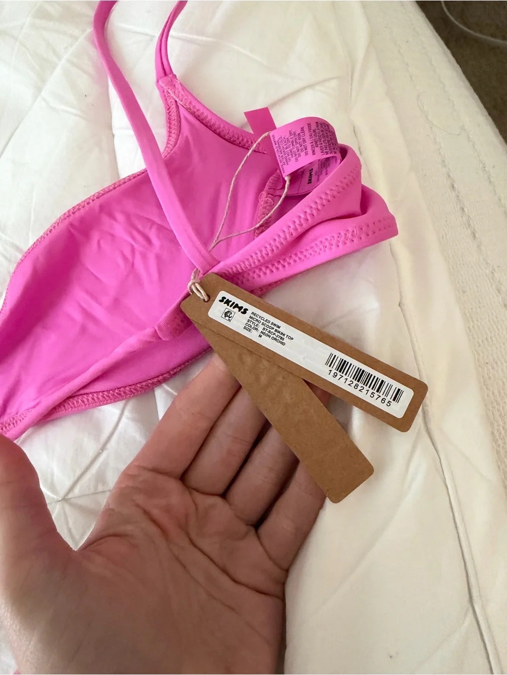 SKIMS Micro Scoop Bikini Top